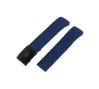 QNGMKBKTDZ Correa de reloj de silicona de 20 mm 21 mm for Tissot Fit for T-Touch T013 T81 T091 T33 T047 Correa de extremo curvo Pulsera de goma Naranja Negro Azul Rojo(A19,20mm)