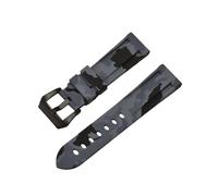 QNGMKBKTDZ Correa de silicona apta for Panerai, correa de camuflaje de 20mm, 22mm, 24mm y 26mm, correa de goma for reloj deportivo compatible con pulsera Samsung Watch 3/4(Grey black,22mm)