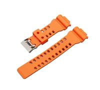 QNGMKBKTDZ Correa De Silicona For Reloj Casio Fit For G-SHOCK GA110 GA200 GA400 GA300 GD110 GA700 G8900 GLS100 GD100 GLS8900(Bright Orange)