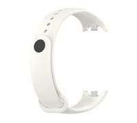 QNGMKBKTDZ Correa Fit For Mi Band 8 Pulsera Fit For Xiaomi Fit For Mi Band 8 Correa Metal-plug Silicone SmartWatch Pulsera Fit For Mi Band 8 Pulsera(05 off white)