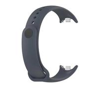 QNGMKBKTDZ Correa Fit For Mi Band 8 Pulsera Fit For Xiaomi Fit For Mi Band 8 Correa Metal-plug Silicone SmartWatch Pulsera Fit For Mi Band 8 Pulsera(04 grey)