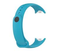 QNGMKBKTDZ Correa Fit For Mi Band 8 Pulsera Fit For Xiaomi Fit For Mi Band 8 Correa Metal-plug Silicone SmartWatch Pulsera Fit For Mi Band 8 Pulsera(14 blue)