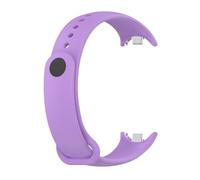 QNGMKBKTDZ Correa Fit For Mi Band 8 Pulsera Fit For Xiaomi Fit For Mi Band 8 Correa Metal-plug Silicone SmartWatch Pulsera Fit For Mi Band 8 Pulsera(15 purple)