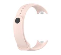 QNGMKBKTDZ Correa Fit For Mi Band 8 Pulsera Fit For Xiaomi Fit For Mi Band 8 Correa Metal-plug Silicone SmartWatch Pulsera Fit For Mi Band 8 Pulsera(08 pink)