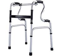 QNGSAK Andador para ancianos y adultos de aleación de aluminio con ruedas, asiento de inodoro plegable con bolsa de almacenamiento, deseo de Reliable