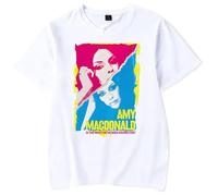 QNMGUN Amy Macdonald Is This What You've Been Waiting For Camisetas De Manga Corta, para Hombre Y Mujer Camisetas Casuales De Cuello Redondo Classic,Blanca,XL