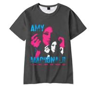 QNMGUN Amy Macdonald Is This What You've Been Waiting For Camisetas De Manga Corta, para Hombre Y Mujer Camisetas Casuales De Cuello Redondo Classic,Gris,XXL