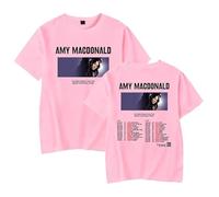QNMGUN Amy Macdonald Is This What You've Been Waiting For Camisetas De Manga Corta, para Hombre Y Mujer Camisetas Casuales De Cuello Redondo Classic,Rosado,XXL