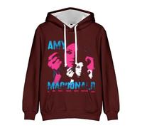 QNMGUN Amy Macdonald Is This What You've Been Waiting For Sudaderas con Estampado, Capucha para Hombre Y Mujer Regalo para Los Fanáticos De La Música,Marrón,XXL