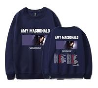 QNMGUN Amy Macdonald Is This What You've Been Waiting For Sudaderas con Estampado, Capucha para Hombre Y Mujer Regalo para Los Fanáticos De La Música,Azul,S