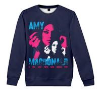 QNMGUN Amy Macdonald Is This What You've Been Waiting For Sudaderas con Estampado, Capucha para Hombre Y Mujer Regalo para Los Fanáticos De La Música,Azul,4XL