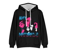 QNMGUN Amy Macdonald Is This What You've Been Waiting For Sudaderas con Estampado, Capucha para Hombre Y Mujer Regalo para Los Fanáticos De La Música,Negro,S