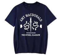 QNMGUN Amy Macdonald The Human Demands Camisetas De Manga Corta, para Hombre Y Mujer Camisetas Casuales De Cuello Redondo Classic,Azul,L