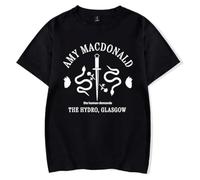 QNMGUN Amy Macdonald The Human Demands Camisetas De Manga Corta, para Hombre Y Mujer Camisetas Casuales De Cuello Redondo Classic,Negro,4XL