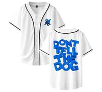 QNMGUN James Marriott Don't Tell The Dog Camisetas De Manga Corta, para Hombre Y Mujer Camisetas Casuales De Cuello Redondo Classic,Blanca,XXL