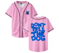 QNMGUN James Marriott Don't Tell The Dog Camisetas De Manga Corta, para Hombre Y Mujer Camisetas Casuales De Cuello Redondo Classic,Rosado,L
