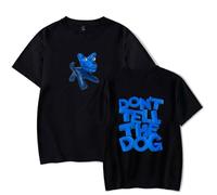 QNMGUN James Marriott Don't Tell The Dog Camisetas De Manga Corta, para Hombre Y Mujer Camisetas Casuales De Cuello Redondo Classic,Negro,4XL