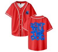 QNMGUN James Marriott Don't Tell The Dog Camisetas De Manga Corta, para Hombre Y Mujer Camisetas Casuales De Cuello Redondo Classic,Rojo,XS