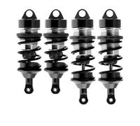 QOAKSDY Accesorios Coches RC para Arrma para Infraction para Felony 6s para Blx para Limitless 1/7 RC Actualizaciones Piezas Accesorios Amortiguador De Metal Repuesto(Black)