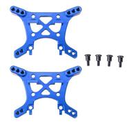 QOAKSDY Accesorios Coches RC para Remo para Hobby para Smax 1621 1625 1631 1635 1651 1655 1/16 RC Coche 2 Uds Torre De Choque Metal A2504 Piezas Mejora Accesorios Modificación(Blue)