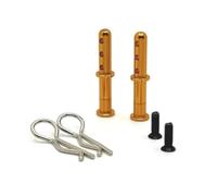 QOAKSDY Accesorios Coches RC para Wltoys 144001 144010 144016 124016 124017 124018 124019 para RIAarIo 1/12 1/14 RC Cars Metal Body Mount Post Shell Column RC(Yellow)