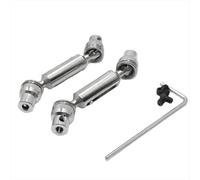 QOAKSDY Accesorios Coches RC para WPL 1/10 C74 1/16 RC Cars Parts & Accessories Metal Upgrade Front & Rear Drive Shafts Kit Replacement