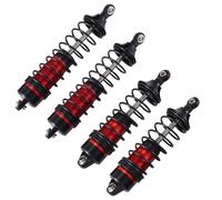 QOAKSDY Amortiguador de Choque RC para Traxxas para Slash 4X4 2WD para Rustler para Stampede para Hoss 4 Uds Amortiguador Trasero Delantero De Metal 1/10 Piezas Actualización Coche RC