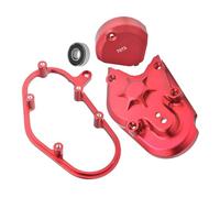 QOAKSDY Caja de Cambios RC para LOSI para PROMOTO-MX para Motorcycle LOS06000 LOS06002 1/4 RC Piezas De Actualización Automóvil Caja Cambios Transmisión Aluminio(Red)