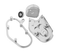 QOAKSDY Caja de Cambios RC para LOSI para PROMOTO-MX para Motorcycle LOS06000 LOS06002 1/4 RC Piezas De Actualización Automóvil Caja Cambios Transmisión Aluminio(Silver)