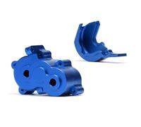 QOAKSDY Caja de Cambios RC para Traxxas para Mini para E-Revo 71054 71076 para Slash 70054 para Summit 72054 Carcasa de Caja Cambios Aluminio para Coche RC 1/16(Blue)