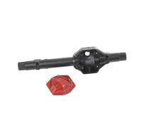 QOAKSDY Eje Completo Recto con para Axial para Wraith 90018 90045 RR10 90048 90053 AR60 Carcasa De Eje Aluminio para 1/10 RC Rock Crawler Axle Pieza Mejora(Black)