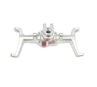 QOAKSDY Eje Completo Recto con para HOBBYPLUS CR18P Van 1/18 RC para Rock Car, Piezas De Actualización, Accesorios, Eje Delantero Y Trasero Aleación Aluminio(Silver,Front)