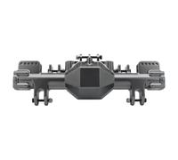 QOAKSDY Eje Completo Recto con para Losi para LMT 1/8 RC Monster Truck Car Upgrade Parts Carcasa De Ejes Delantero Y Trasero Aleación Aluminio(Gray)