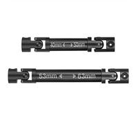 QOAKSDY Eje de transmisión RC para FMS FCX24 1/24 RC Crawler Car Upgrades Piezas Accesorios Eje De Transmisión Acero CVD