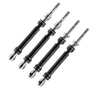 QOAKSDY Eje de transmisión RC para Traxxas para Mini para E-Revo para Summit para Slash 4WD R126 1/10 RC Car Upgrade Parts 4 Piezas Eje De Transmisión CVD Delantero/Trasero Acero