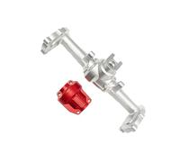 QOAKSDY Eje Delantero Trasero RC para HOBBYPLUS CR18P para Rock para Van 1/18 RC Car Carcasa del Eje Delantero Y Trasero Actualización De Piezas Aleación Aluminio(Silver,Rear)