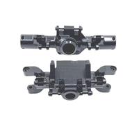 QOAKSDY Eje Delantero Trasero RC para HuangBo ZP1001 ZP1002 ZP1003 ZP1004 Piezas De Coche RC 1/10 con Actualización Metal Mediante Proceso CNC para La Carcasa del Eje Delantero Y Trasero(Gray)