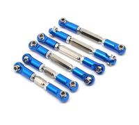 QOAKSDY Ejes de Transmisión para Arrma para Granite para SENTON para VORTEKS para Typhon para Big para Rock 1/10 RC Piezas De Coche Varillas Amarre Metal Conjunto Enlaces(Blue)