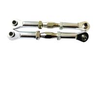 QOAKSDY Ejes de Transmisión para HPI para BULLET3.0 1/10 RC Accesorios De Coche Piezas Repuesto Aleación Aluminio Distancia Entre Ejes Conjunto Varillas Enlace Dirección(Silver)