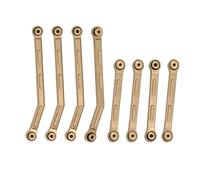 QOAKSDY Enlace del Chasis para Axial AX24 1/24 RC Crawler Car 8 Piezas De Accesorios De Actualización De Varilla De Enlace De Latón