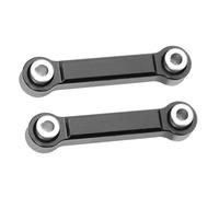 QOAKSDY Enlace del Chasis para MJX 14303 14302 14301 Hyper Go 1/14 RC Cars 2 Piezas De Repuesto Barra Dirección Aleación Aluminio Mejorada(Black)
