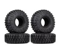 QOAKSDY Neumáticos Coche RC para TRX-4 para Axial para SCX10 90046 1/10 RC Crawler Car Piezas 4 121 * 45MM Neumático De Goma Blanda Rueda 1,9" para Neumáticos Todoterreno