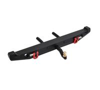 QOAKSDY Piezas para Coches RC para Traxxas para TRX-4 para Axial para SCX10 90046 Parachoques Trasero Metálico para Crawler RC 1/10 con Luz Y Grilletes De Enganche Remolque
