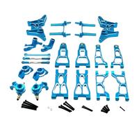 QOAKSDY Piezas para Coches RC para UD1201 UD1202 para Pro 1/12 RC Piezas De Mejora Coche Accesorios Taza Dirección Metal Brazo Suspensión Delantera Y Trasera Kit Enlace Torre Choque(Blue)