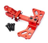 QOAKSDY Piezas RC Compatible con Axial para SCX6 1/6 Coche Trepador De Control Remoto Piezas De Mejora Accesorios Aleación De Aluminio Parachoques Trasero Remolque Gancho(Red)