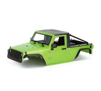 QOAKSDY Piezas RC Compatible con Axial SCX10 SCX10 II 90046 para Wrangler 12,3 Pulgadas 313 Mm De Distancia Entre Ejes para Camioneta, Carrocería Sin Ensamblar, Kit para Coche RC Crawler 1/10(Green)