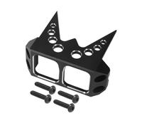 QOAKSDY Piezas RC Compatible con Capra RR10 para Wraith para Rock para Bouncer 1/10 RC Crawler Roll Cage Dirección De Aluminio Servo Guard Armor SOA Cover(Black)