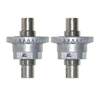 QOAKSDY Piezas RC Compatible con Hosim 9125 9155 9156 para Xinlehong 9125 9155 9156 1/10 1/12 Piezas De Repuesto De Coche Teledirigido 2 Uds Diferencial De Metal 55-ZJ06
