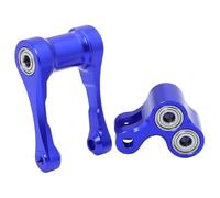 QOAKSDY Piezas RC Compatible con LOSI para Promoto para MX 1/4 RC Motocicleta Amortiguador Trasero Brazo De Dirección Soporte Servo De Dirección con Rodamientos Agrandados(Blue)