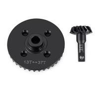 QOAKSDY Piezas RC Compatible con Maxx para Slash 4X4 1/8 Coche Trepador De Control Remoto, Accesorios De Actualización, Engranaje Diferencial Delantero Trasero De Acero Y Piñón 13T 37T(Front)